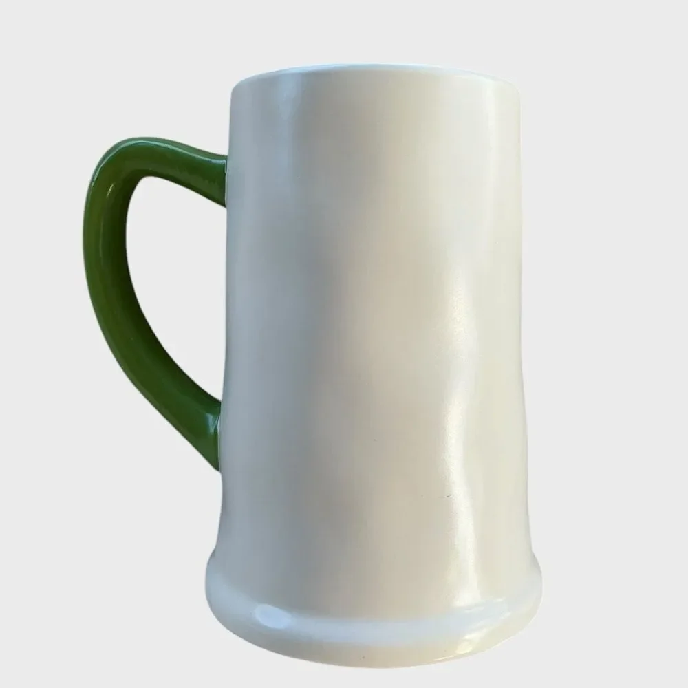 Rae Dunn LUCK OF THE IRISH Large Coffee Cup Mug NEW